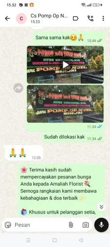 Testimonial Papan Bunga keusik