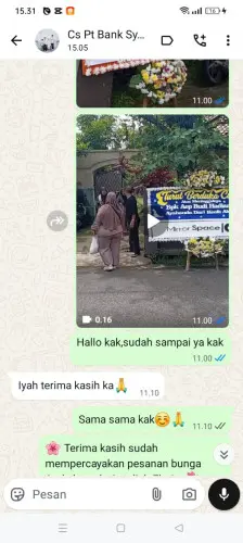 Testimonial Papan Bunga keusik